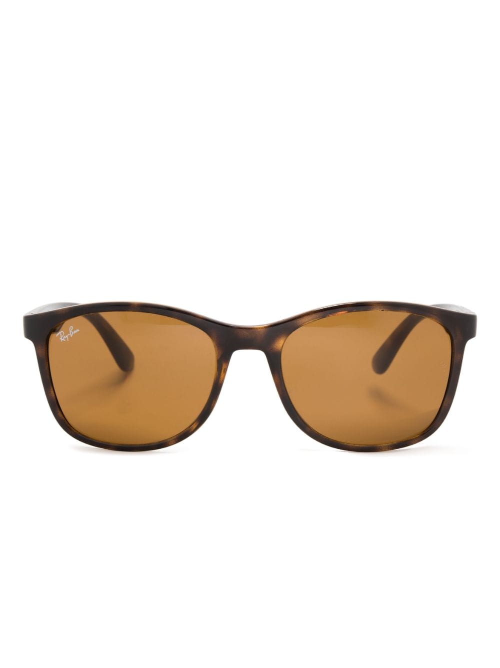 Ray Ban Tortoiseshell Wayfarer-frame Sunglasses In Brown