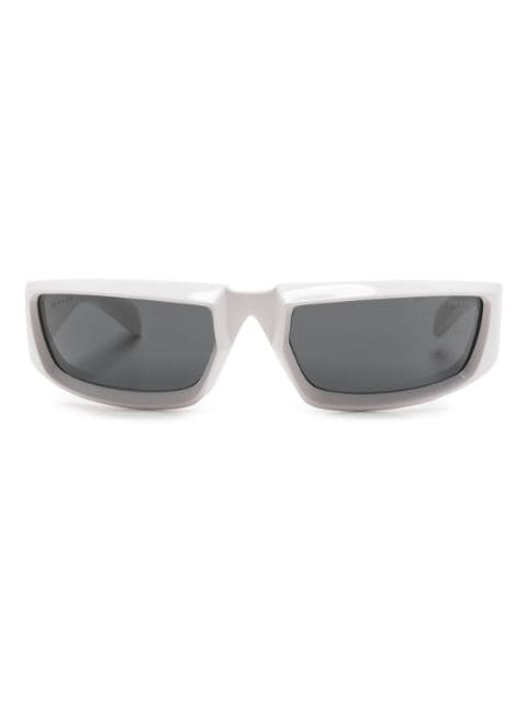 Prada Eyewear - curved rectangle-frame sunglasses