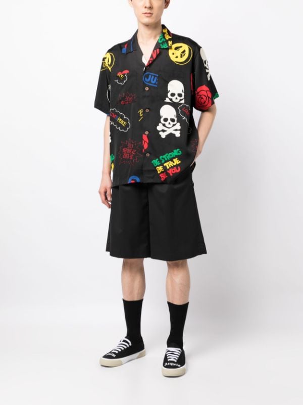 Mastermind Japan logo-print short-sleeve Shirt - Farfetch