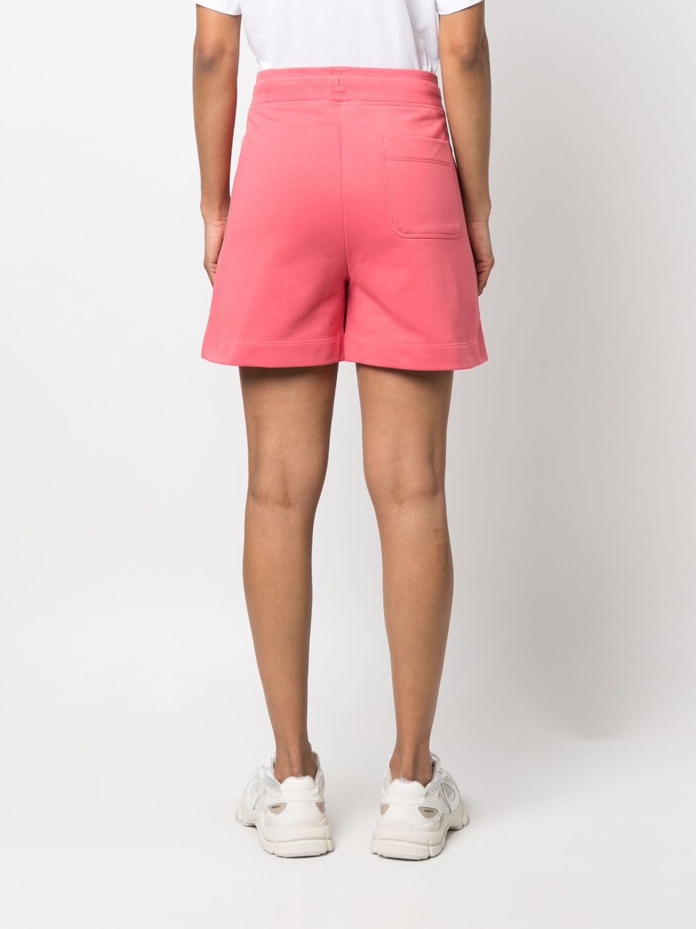 Shop Canada Goose Drawstring-waist Track Shorts In Rosa