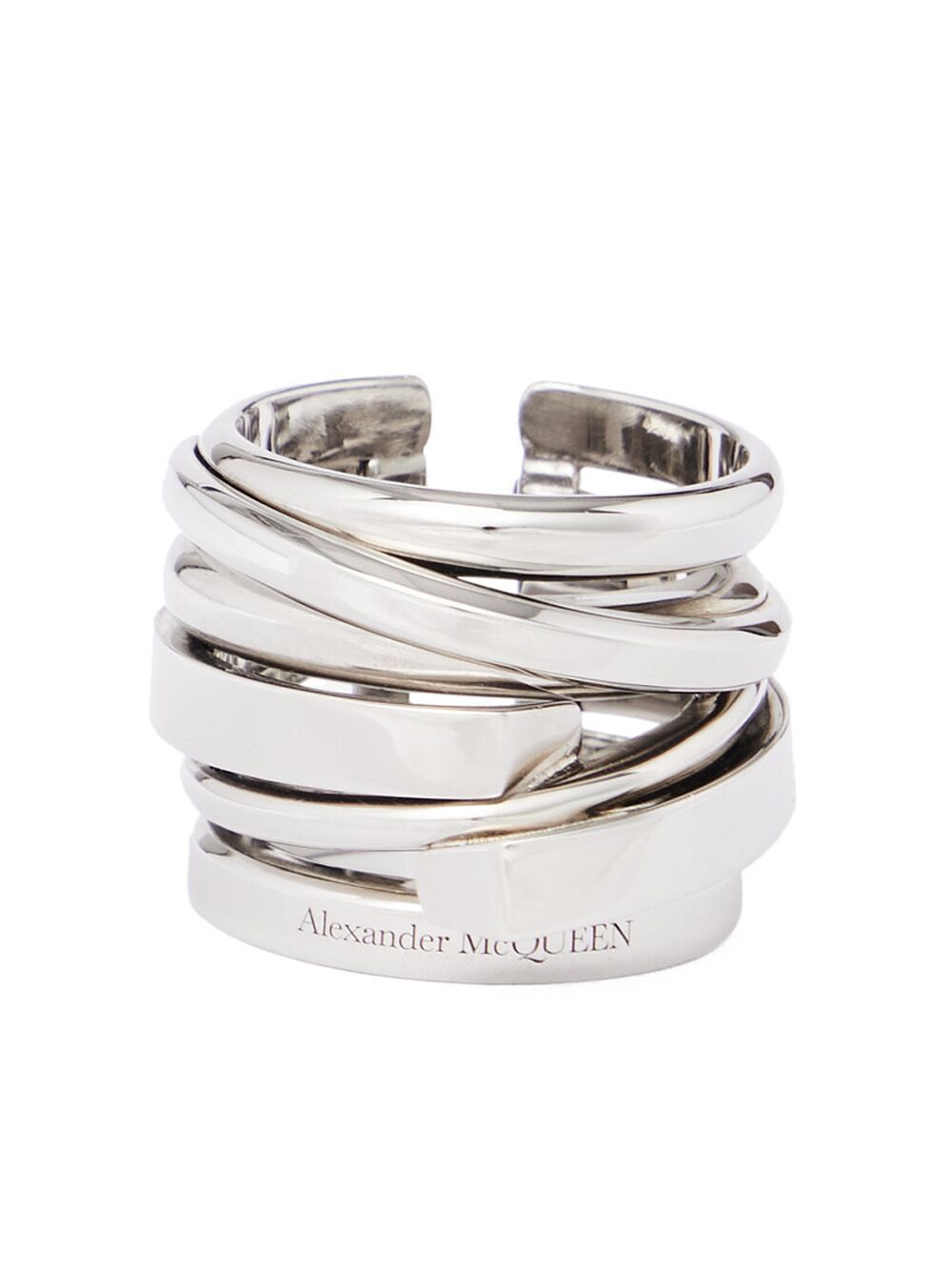 ALEXANDER MCQUEEN FINE ACCUMULATION LAYERED RING