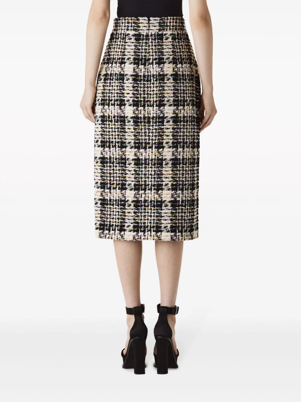Alexander McQueen Tweed kokerrok Beige