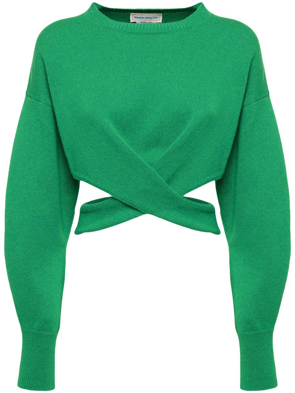 Alexander mcqueen discount cropped sweater