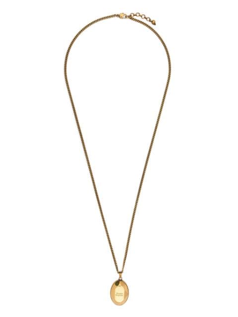 Alexander McQueen collier The Faceted Stone