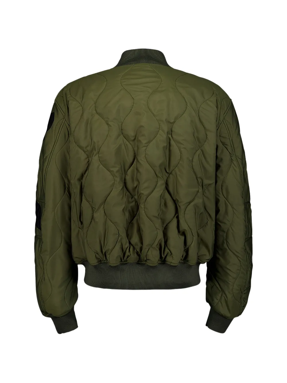 Alexander McQueen Gewatteerd bomberjack Groen