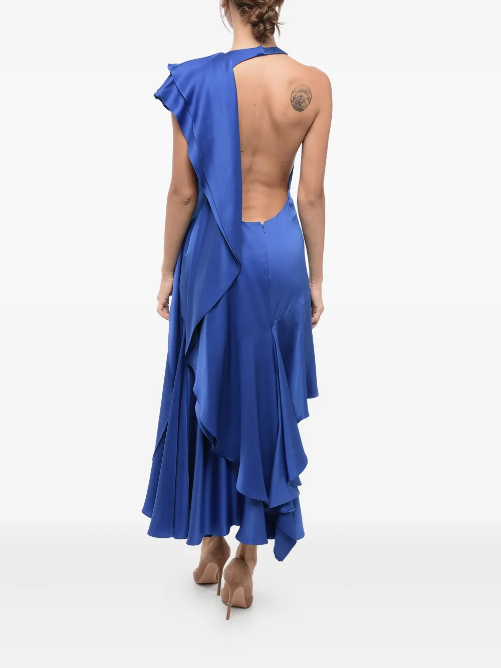 Alexander McQueen vestido drapeado con volantes | Vestidos de coctel y fiesta | Image 2