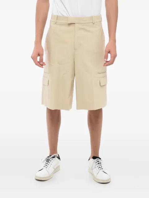 Alexander McQueen shorts con bolsillos con solapa