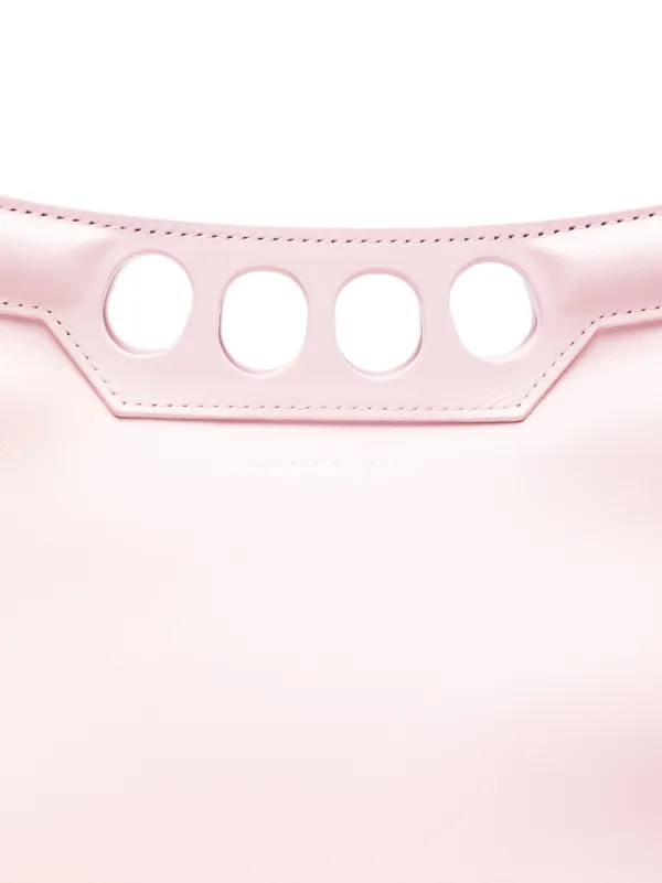 Alexander McQueen The Peak Curved Mini Bag | Pink | FARFETCH