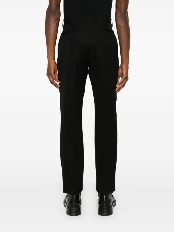 Alexander McQueen Men's Black Tailored Cigarette Trousers