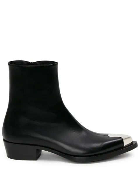 Alexander McQueen Punk leather boots