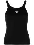 FENDI sleeveless cotton tank top - Black