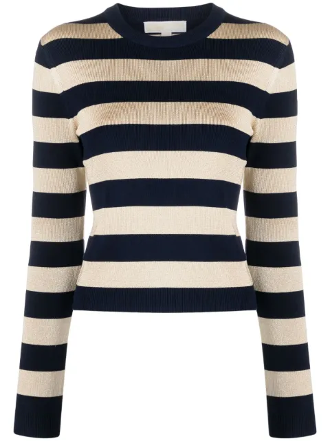 Michael Michael Kors striped crew-neck jumper