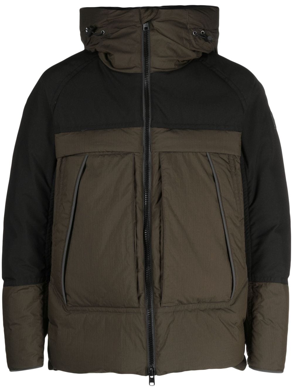 Woolrich Hooded Padded Jacket In Grün