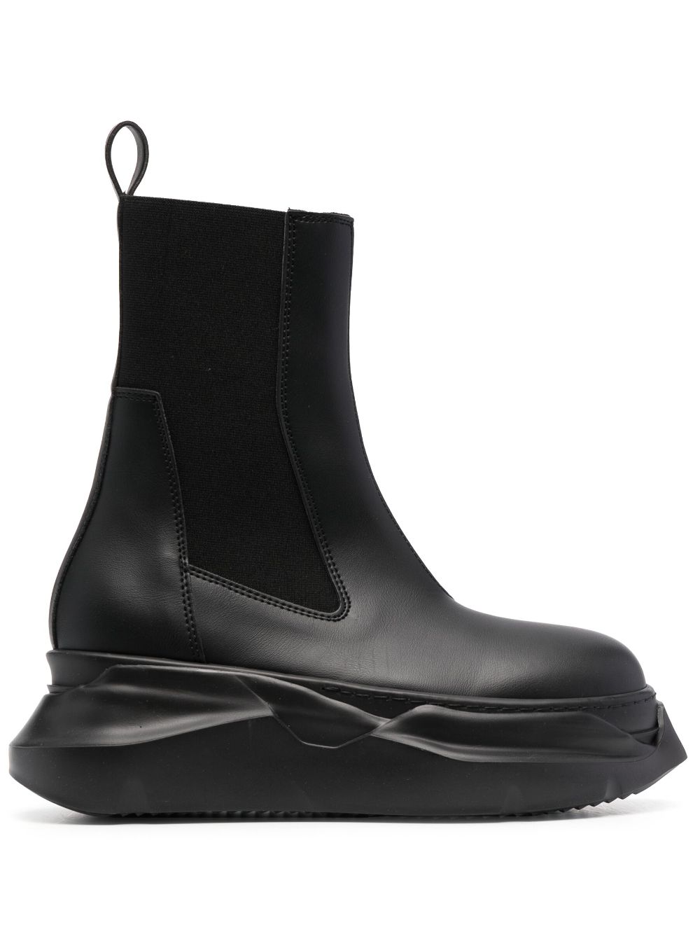 RICK OWENS DRKSHDW BEETLE LEATHER ANKLE BOOTS