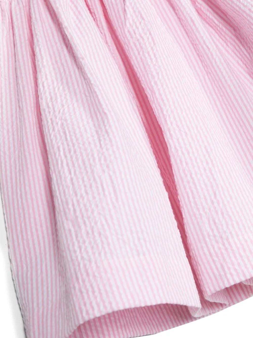 Shop Il Gufo Striped Sleeveless Dress In Pink