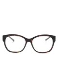 Jimmy Choo Eyewear tortoiseshell cat-eye frame glasses - Brown