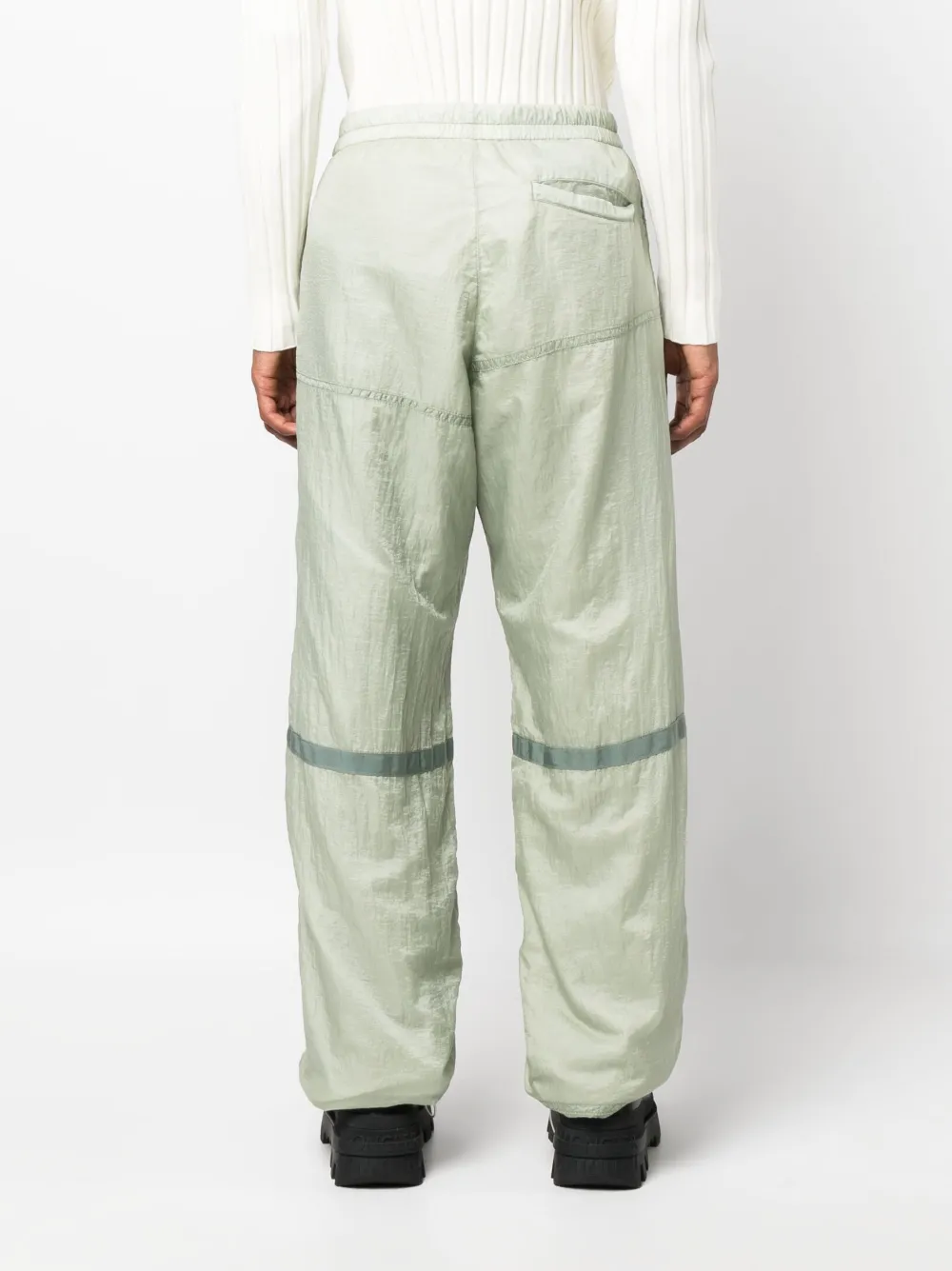 OAMC Broek met elastische tailleband Groen