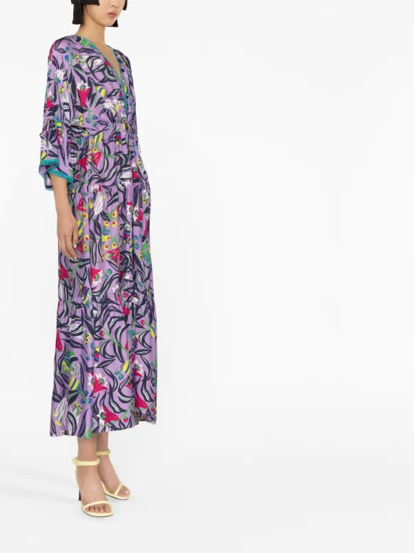 新品★美しいシルクフラワードレス★DIANE von FURSTENBERG Diane von Furstenberg Autumn Floral Wrap Dress | Anthropologie