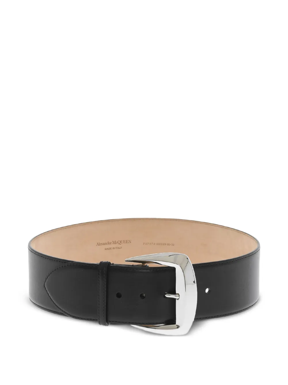Alexander McQueen Geometric Buckle waist belt | Black | Image 1