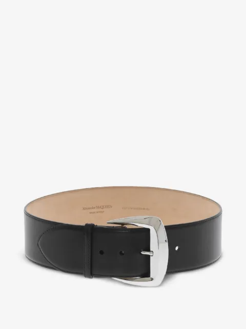 Alexander McQueen Geometric Buckle waist belt