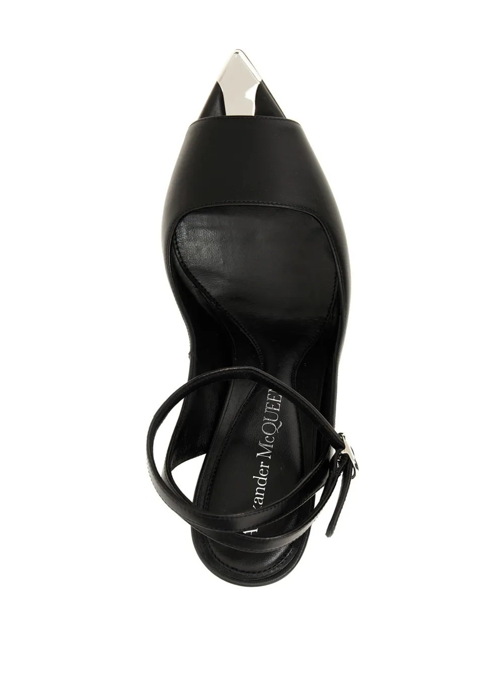 Alexander McQueen 90mm Punk ankle-strap Sandals | Black