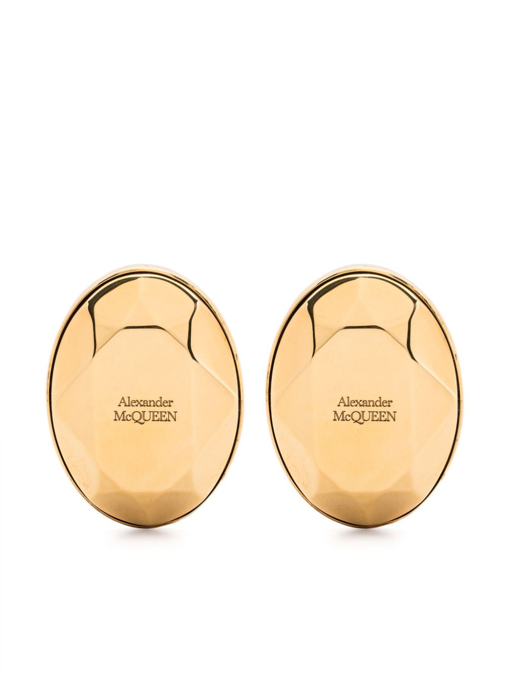 Alexander McQueen faceted stud earrings Women