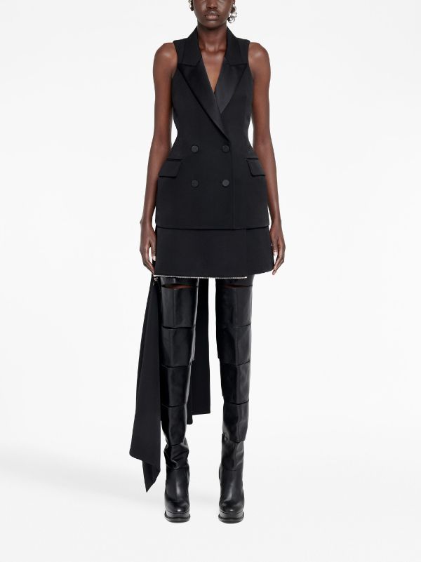 Alexander McQueen Racerback Sleeveless double-breasted Jacket