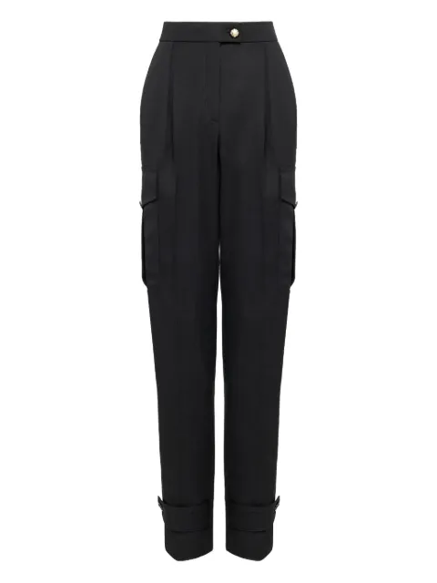 Alexander McQueen pantalones con tiro alto