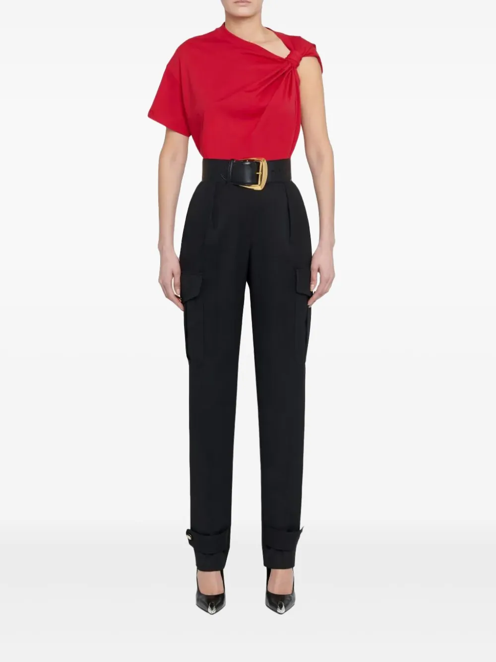 Alexander McQueen high-waisted wool trousers | High Waisted Pants | Image 2