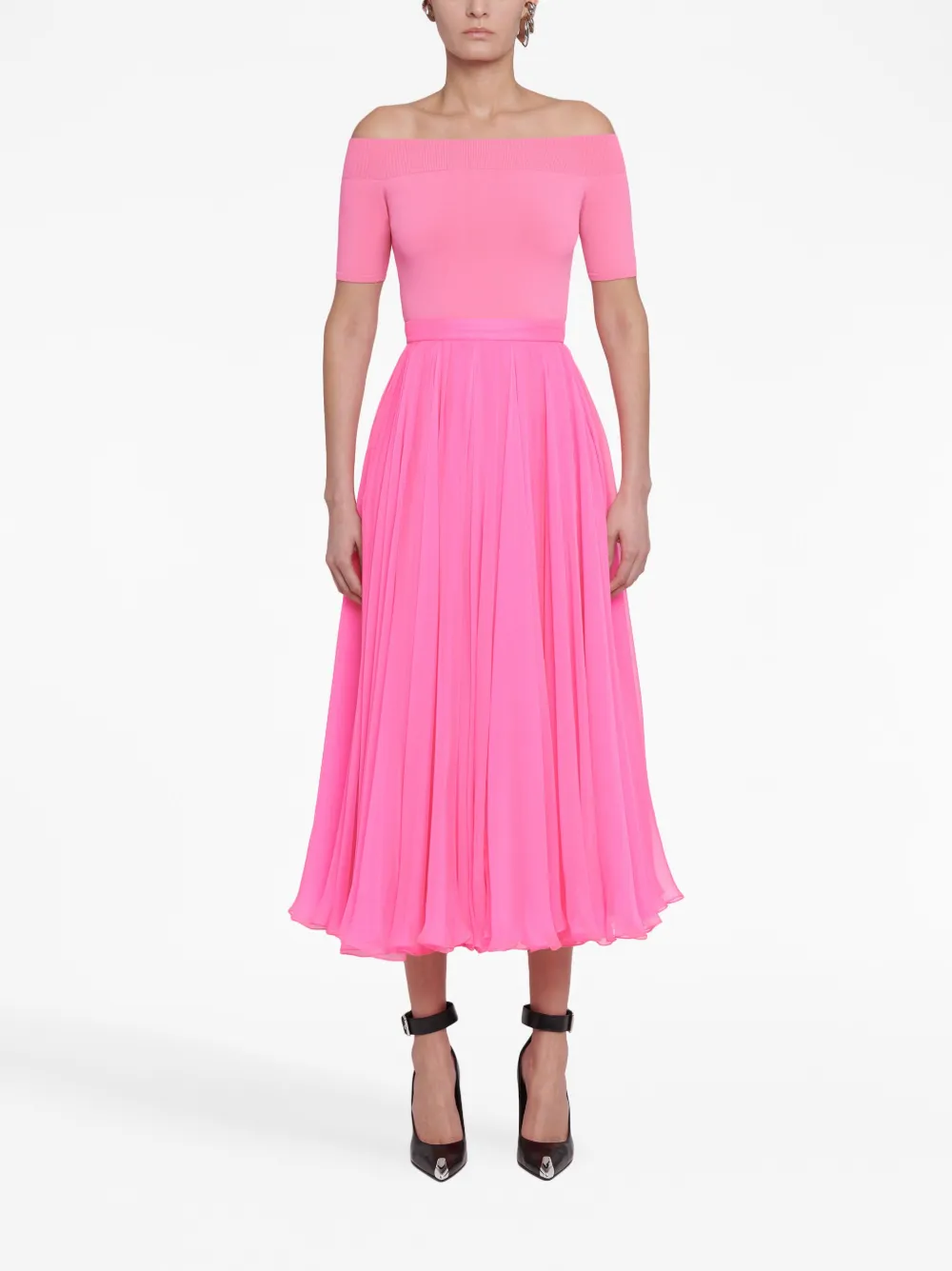 Alexander McQueen pleated midi skirt | Image 5