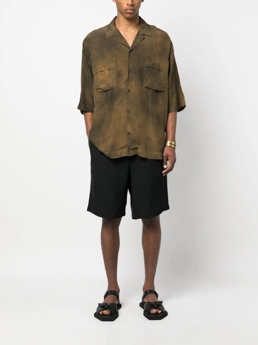 Andrea Ya'aqov Shorts met veters - Zwart