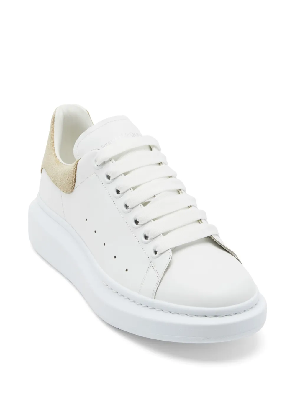 Alexander McQueen Oversized low-top sneakers - Wit