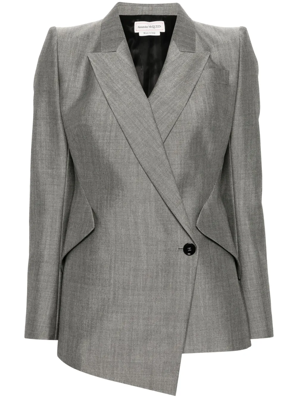 Alexander McQueen Asymmetric single-breasted Blazer - Farfetch