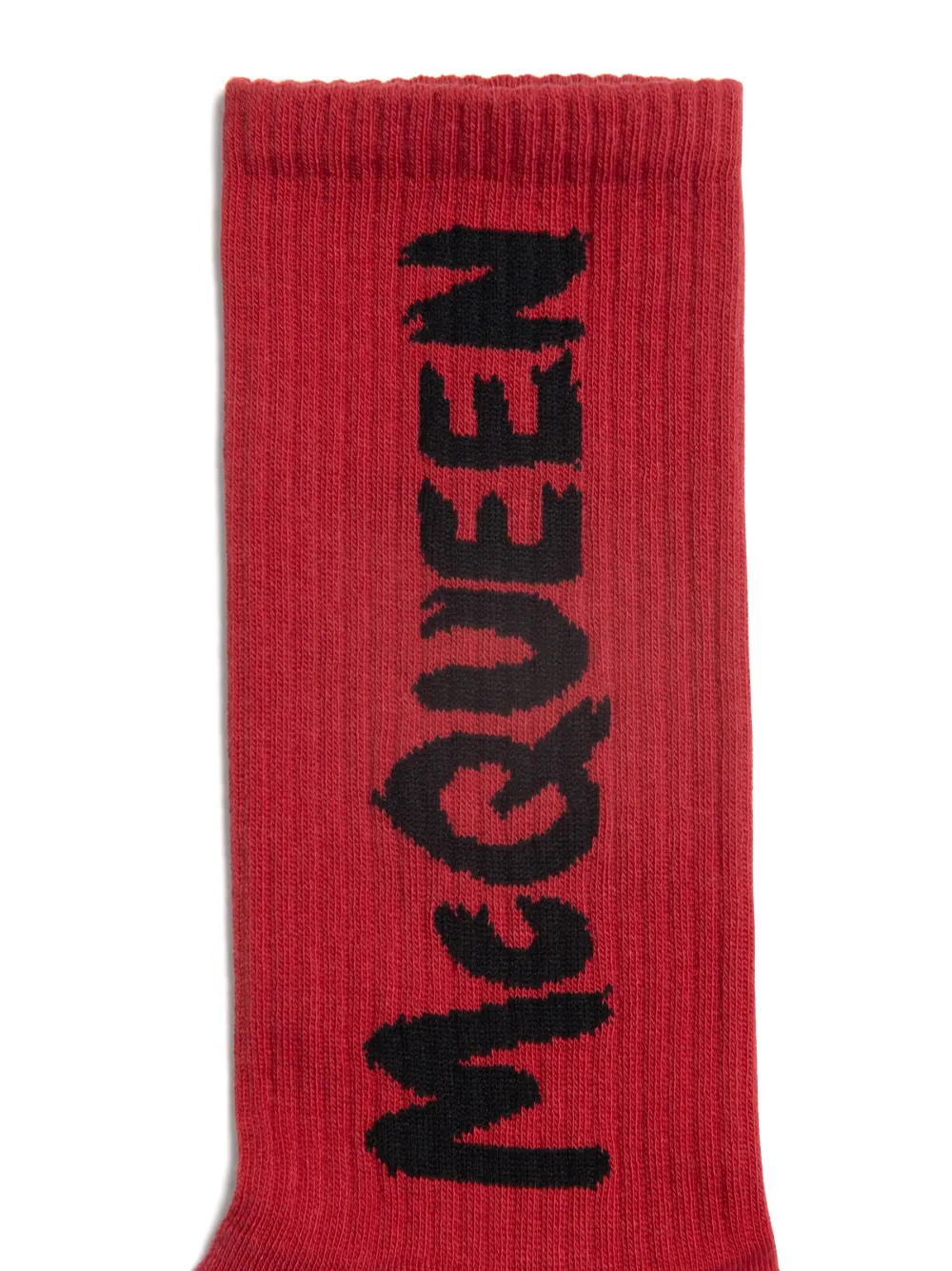 Alexander McQueen Intarsia sokken - Rood