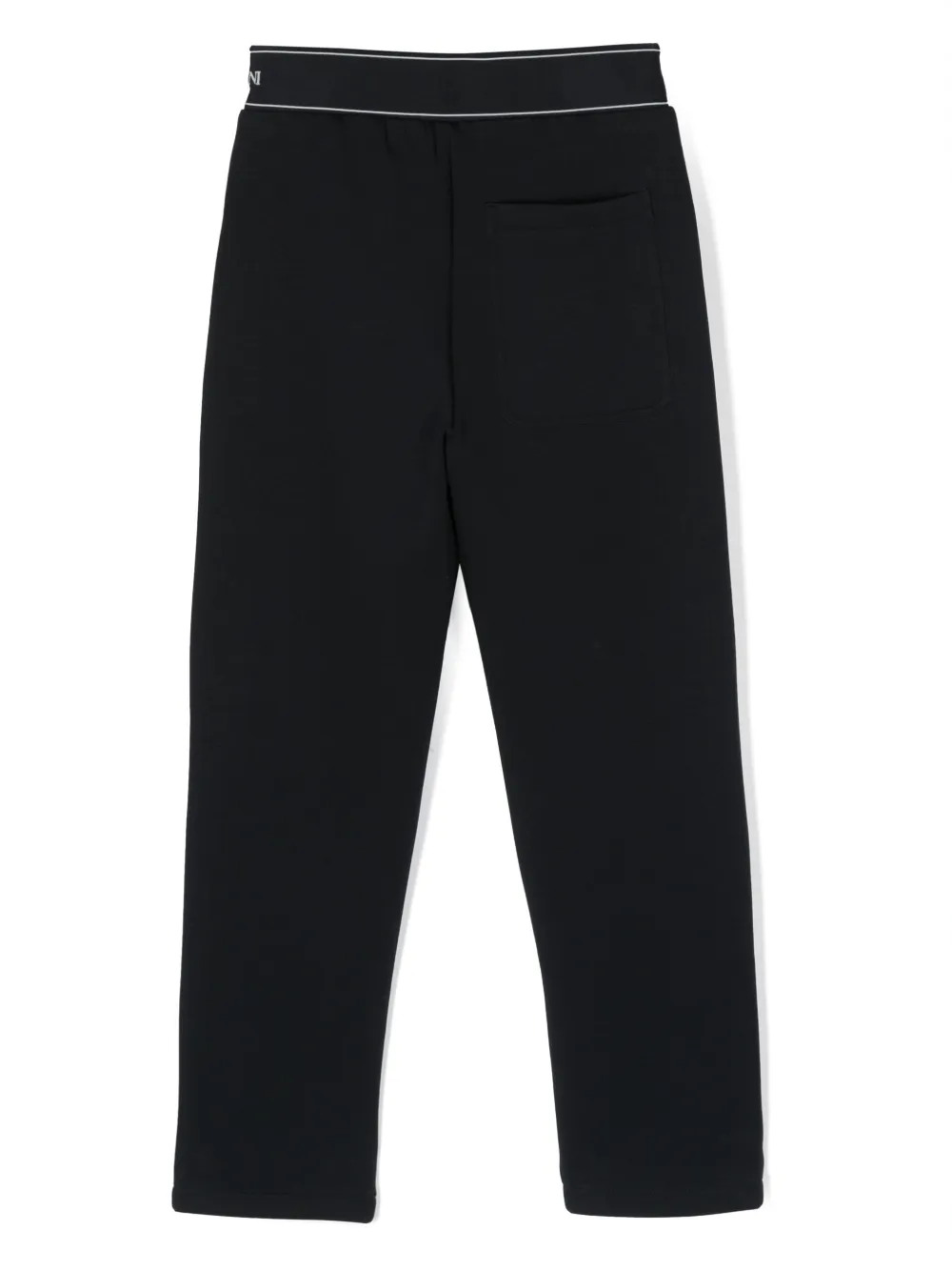 Emporio Armani Kids Trainingsbroek met logoband - Blauw