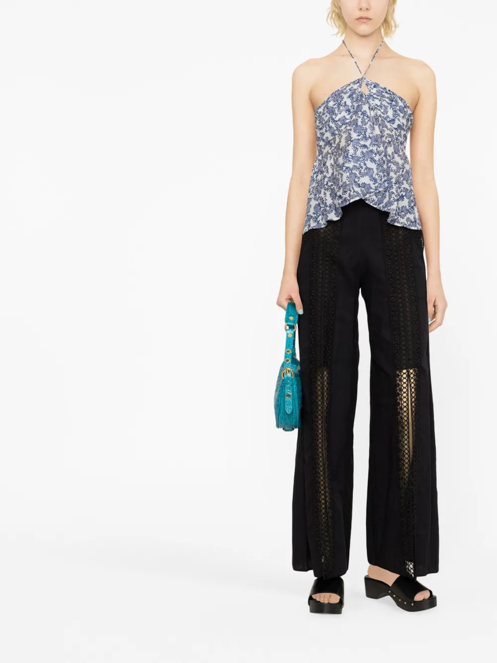 MARANT ÉTOILE Blouse met bloemenprint - Wit