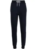 Maison Kitsuné drawstring-fastening cotton track pants - Blue