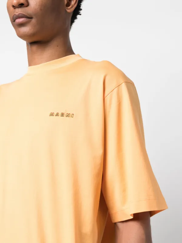 ★MARNI★ Cotton Short Sleeve T-Shirt Orange HUMU0223PAUSCV1 20010301_45064152_600.jpg