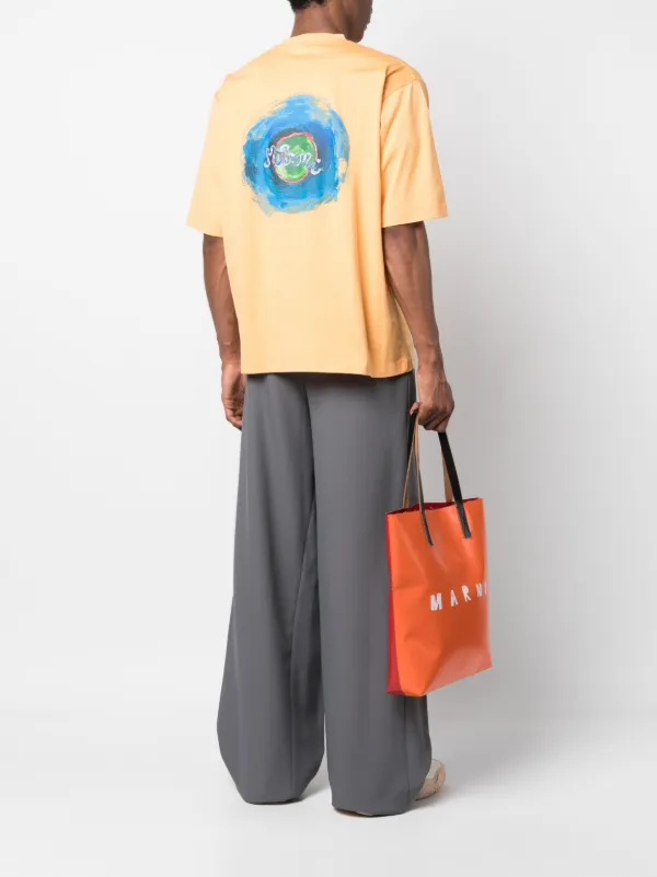 Marni グラフィック Tシャツ | オレンジ | FARFETCH JP