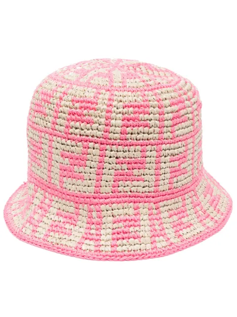 FENDI gorro de pescador tejido de crochet