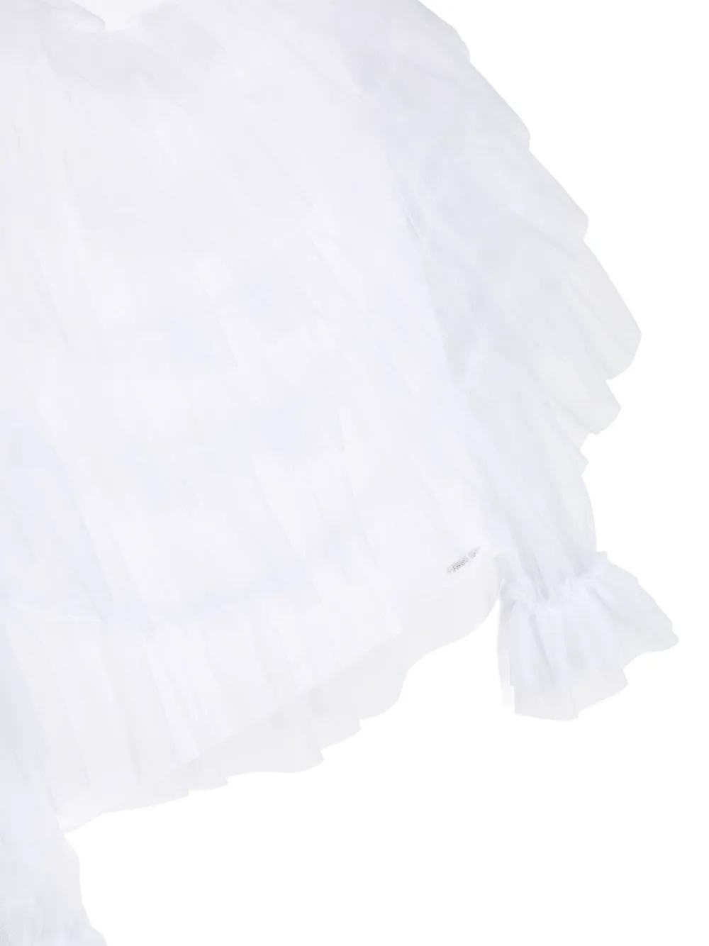 Poet-Sleeve Layered Blouse