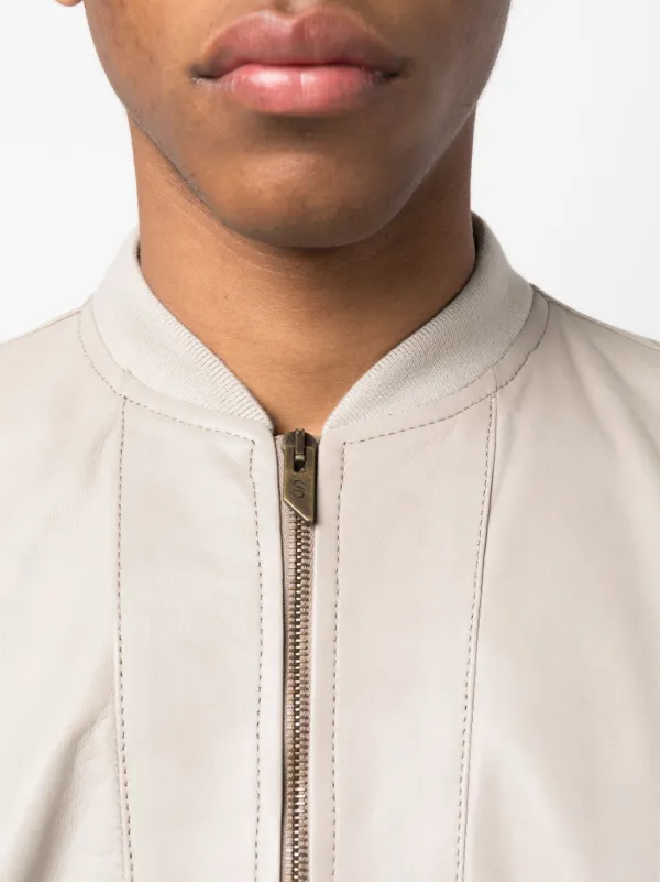 Salvatore Santoro ジップアップ レザージャケット - Farfetch