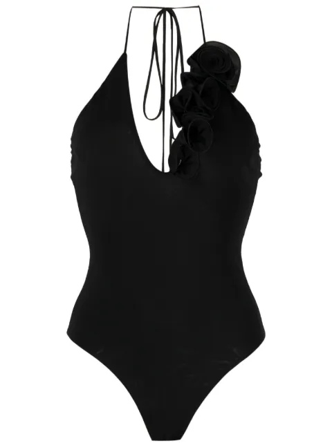 Magda Butrym top con apliques florales