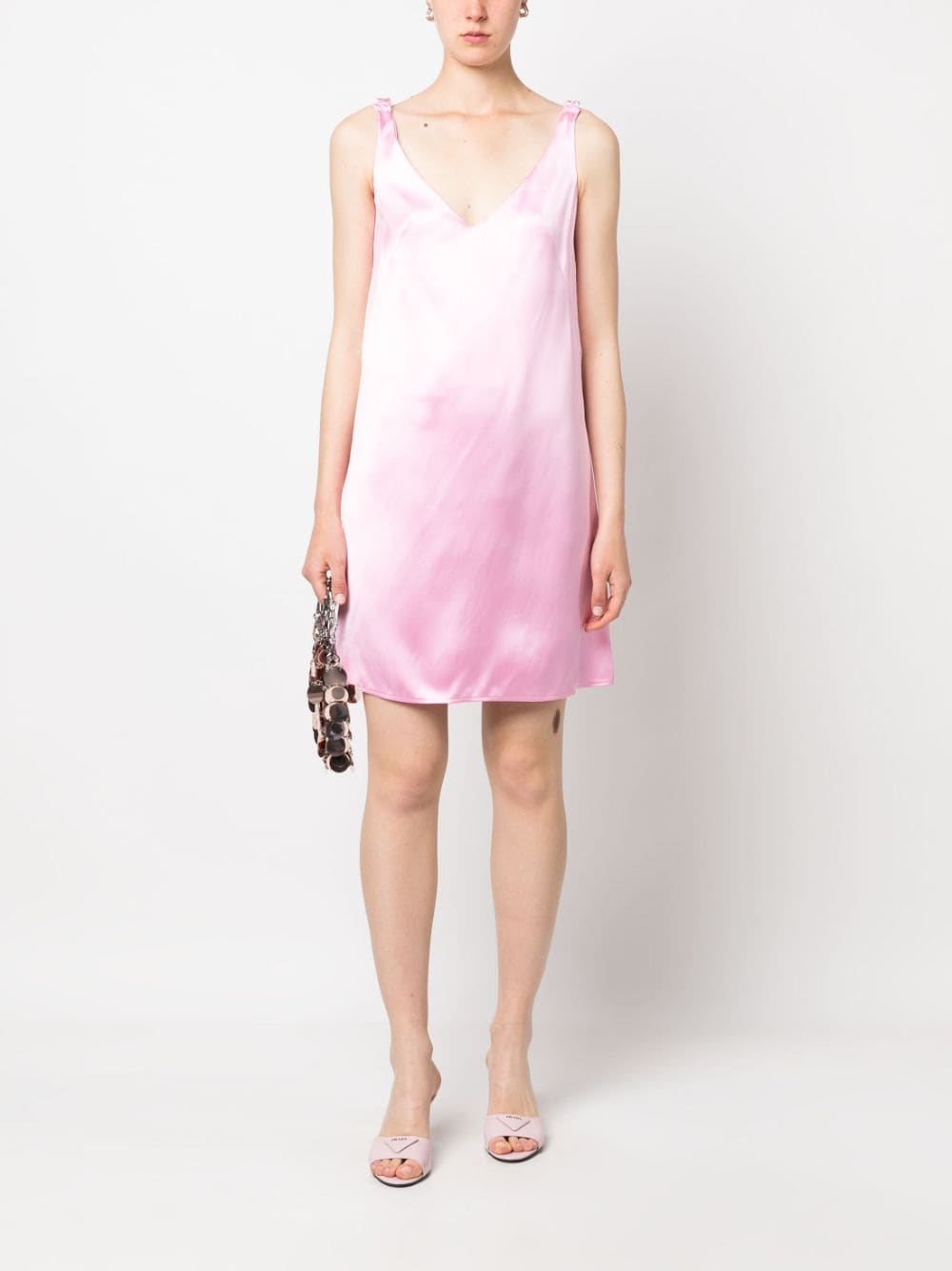 Nº21 Satijnen jurk - Roze