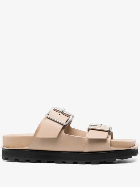 Jil Sander double buckle-fastening sandals