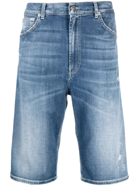 DONDUP high-waist denim bermuda shorts