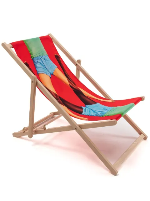 Seletti Scissors folding deck chair