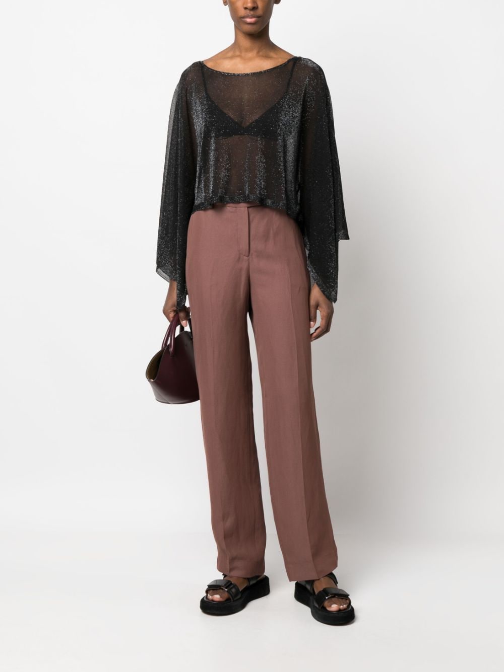 Fabiana Filippi Straight broek - Bruin