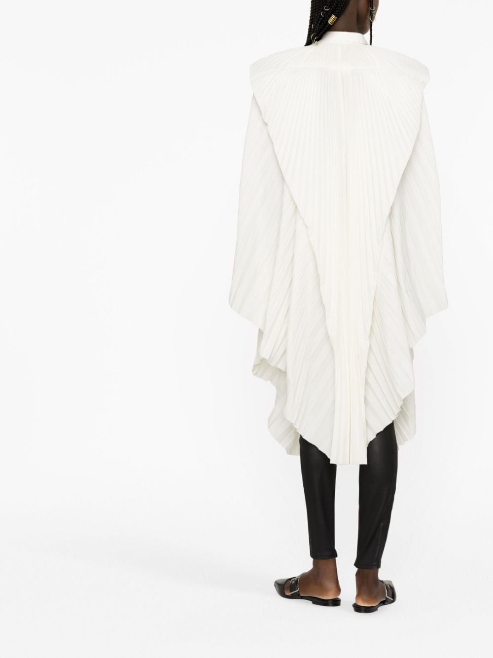 Junya Watanabe Blouse met geplooid design - Beige