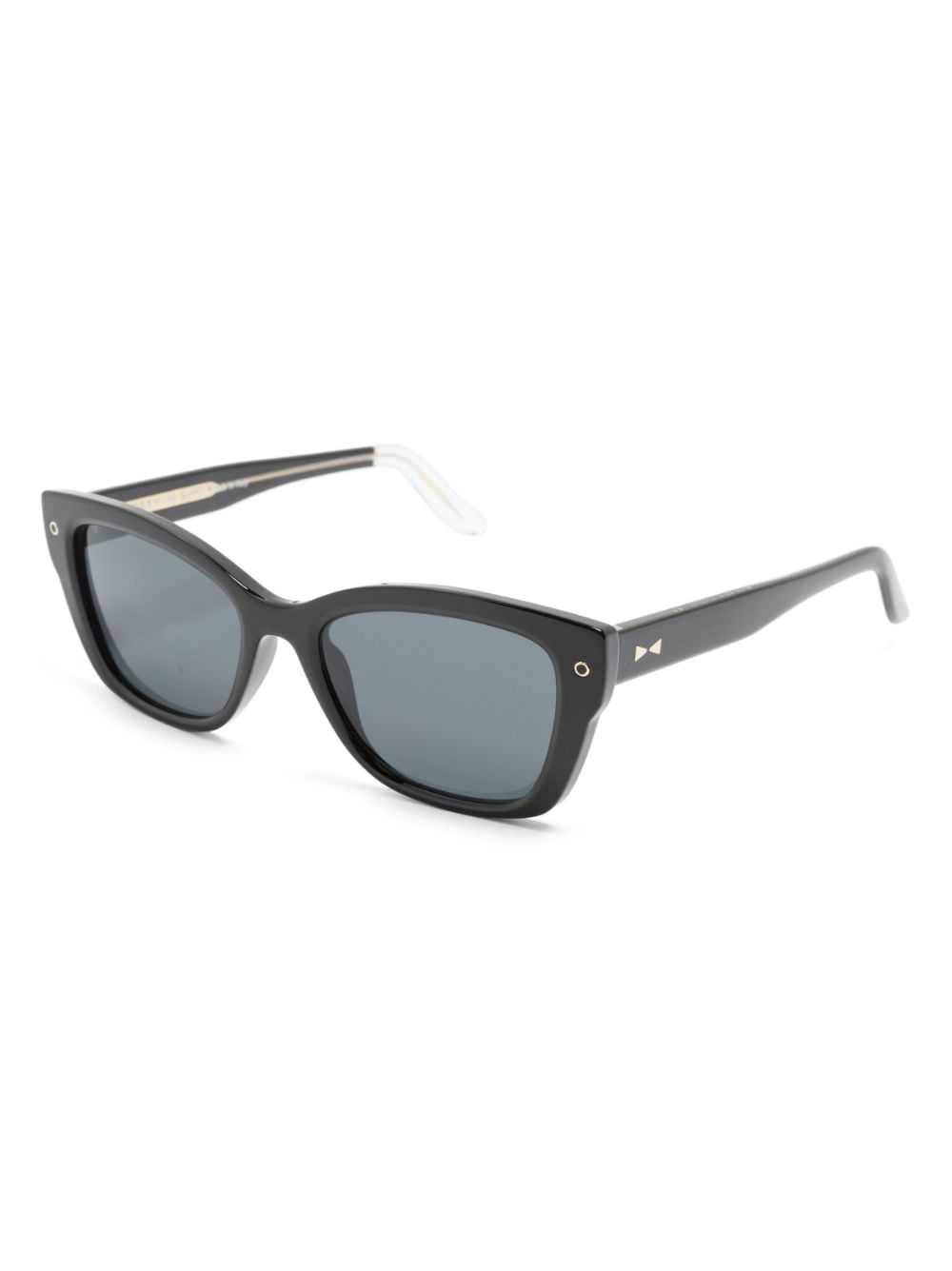 Snob Glamsole cat-eye frame sunglasses - Zwart
